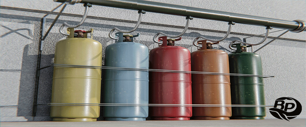 Gas hose with safety standards